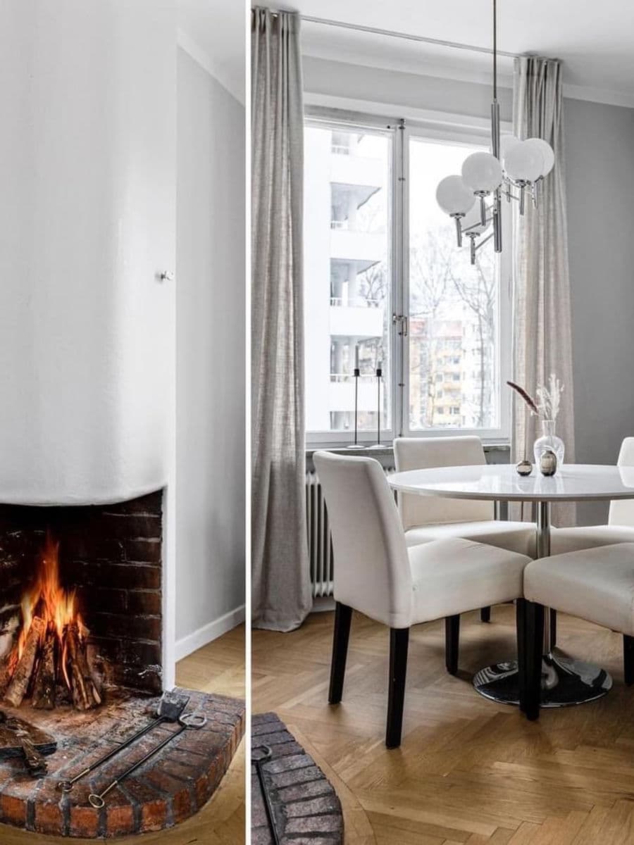 Före och efter homestyling projekt